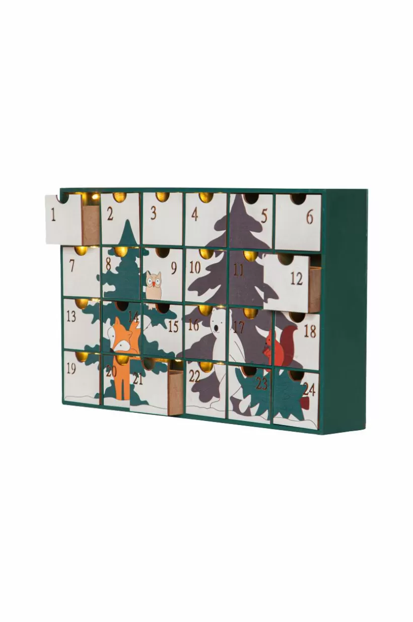 Jotex Julbelysning*Bordsdekoration Forest Friends 24,5 Cm