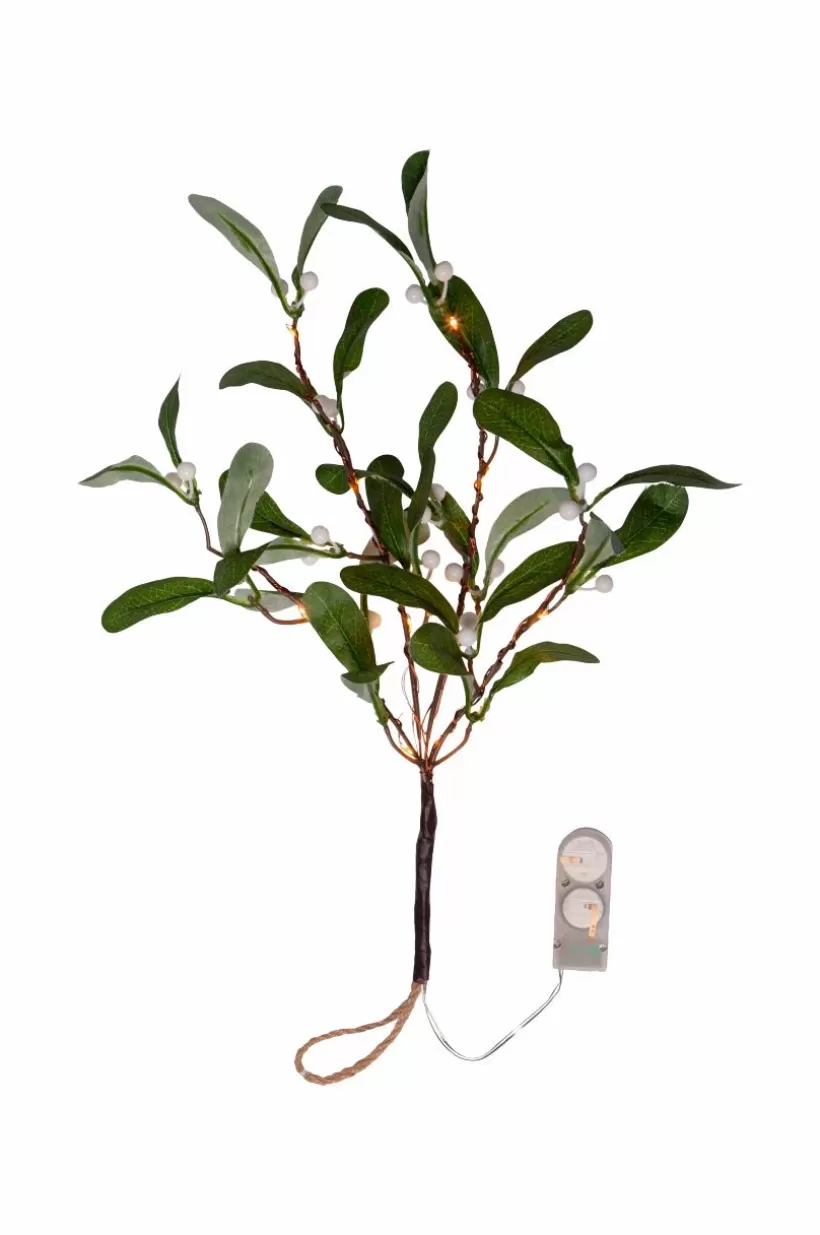 Jotex Julbelysning*Dekorationskvist Mistel 35cm