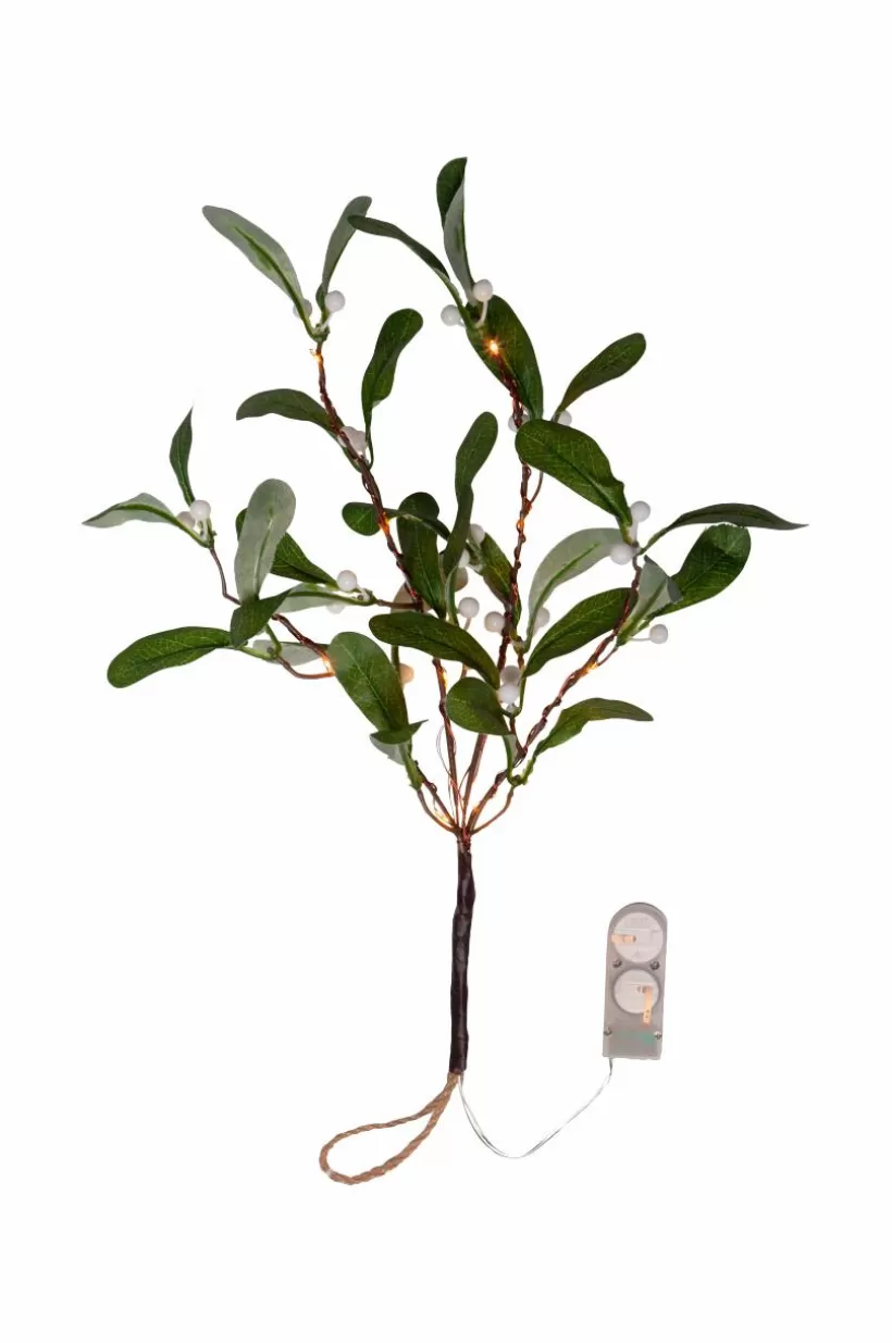Jotex Julbelysning*Dekorationskvist Mistel 35cm