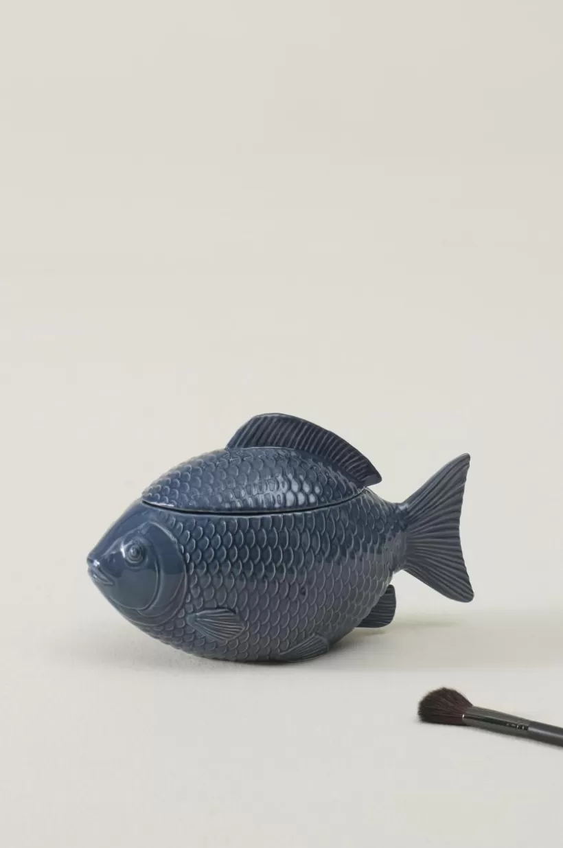 Jotex Prydnadssaker*FISH Dekorationsskål Med Lock