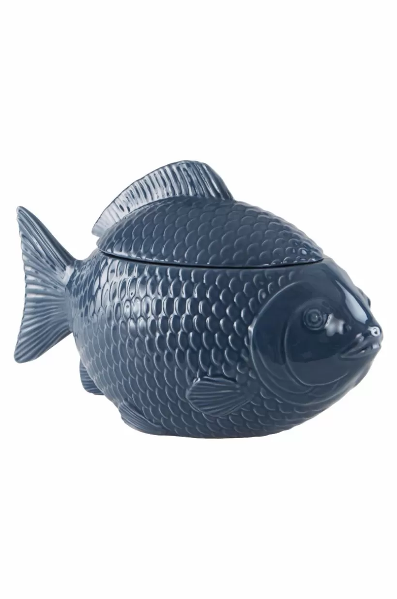 Jotex Prydnadssaker*FISH Dekorationsskål Med Lock