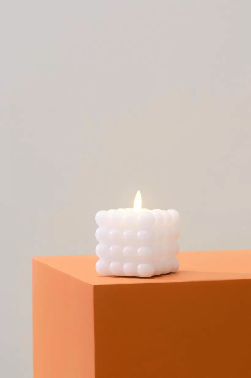 Jotex Ljus*FLAMME DOT Blockljus LED 9,5 Cm