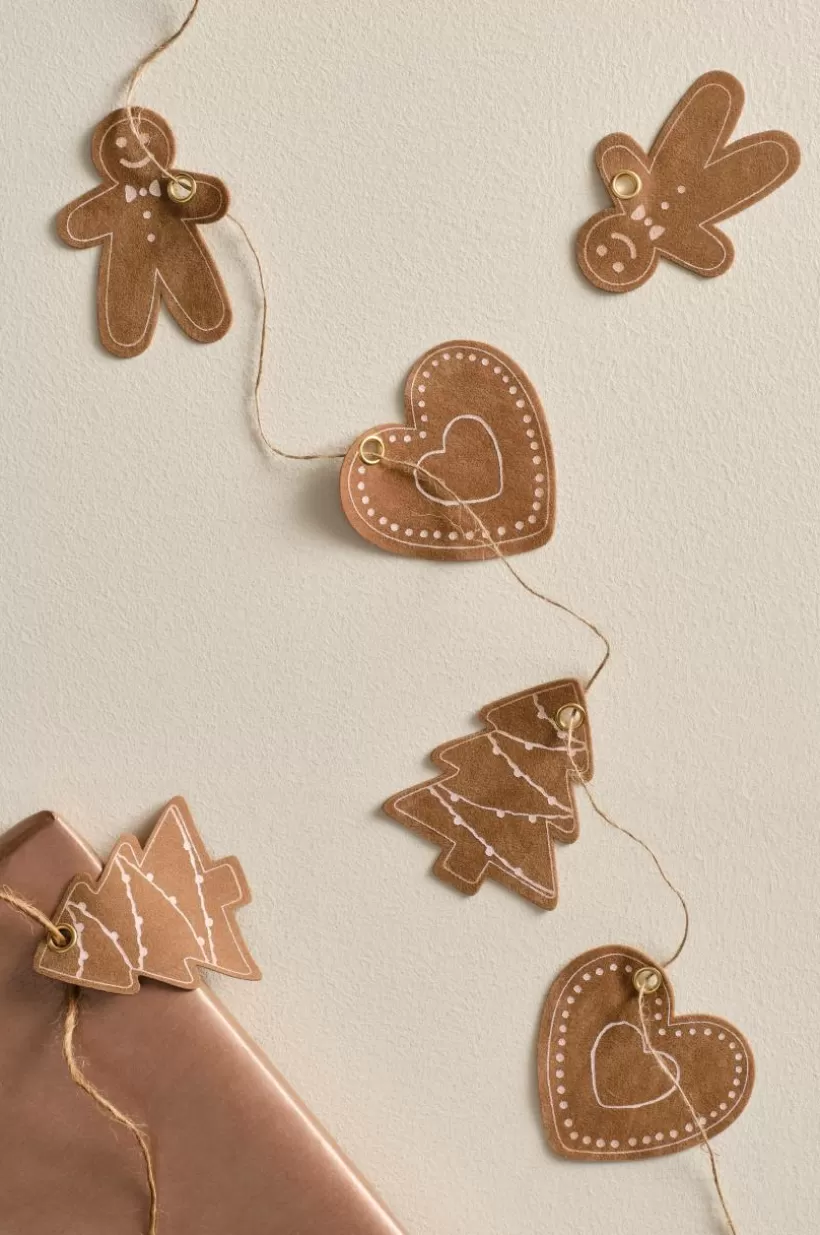 Jotex Juldekoration*GINGERBREAD Etikett 6-pack