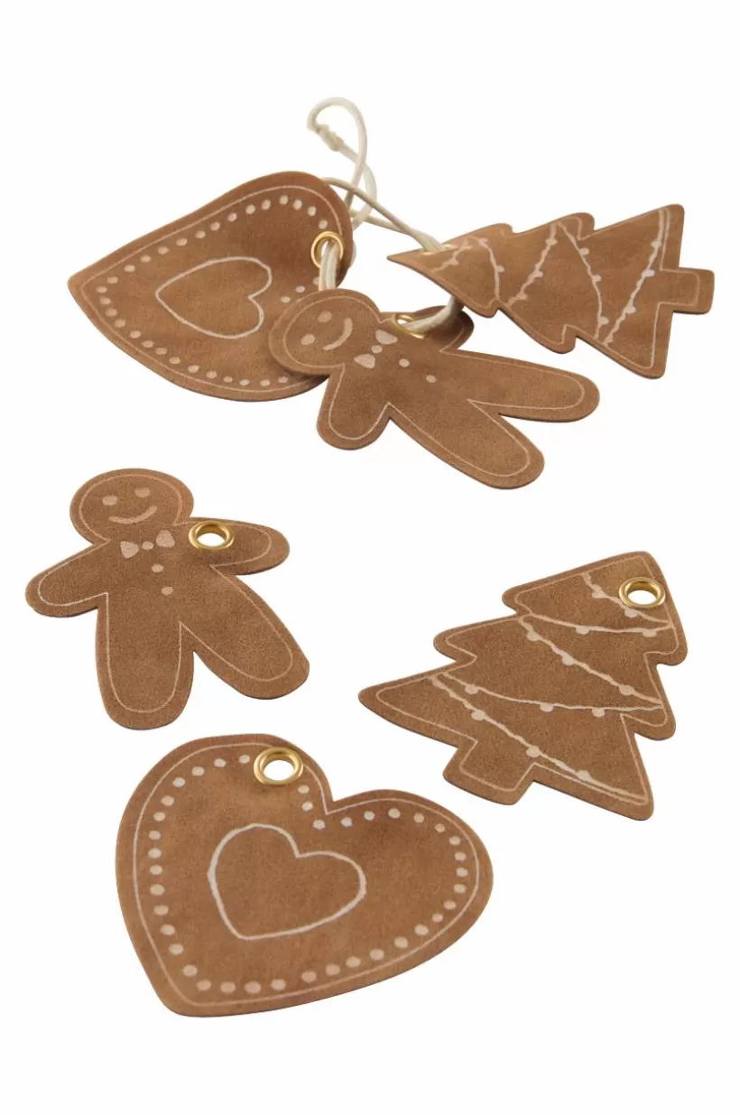 Jotex Juldekoration*GINGERBREAD Etikett 6-pack