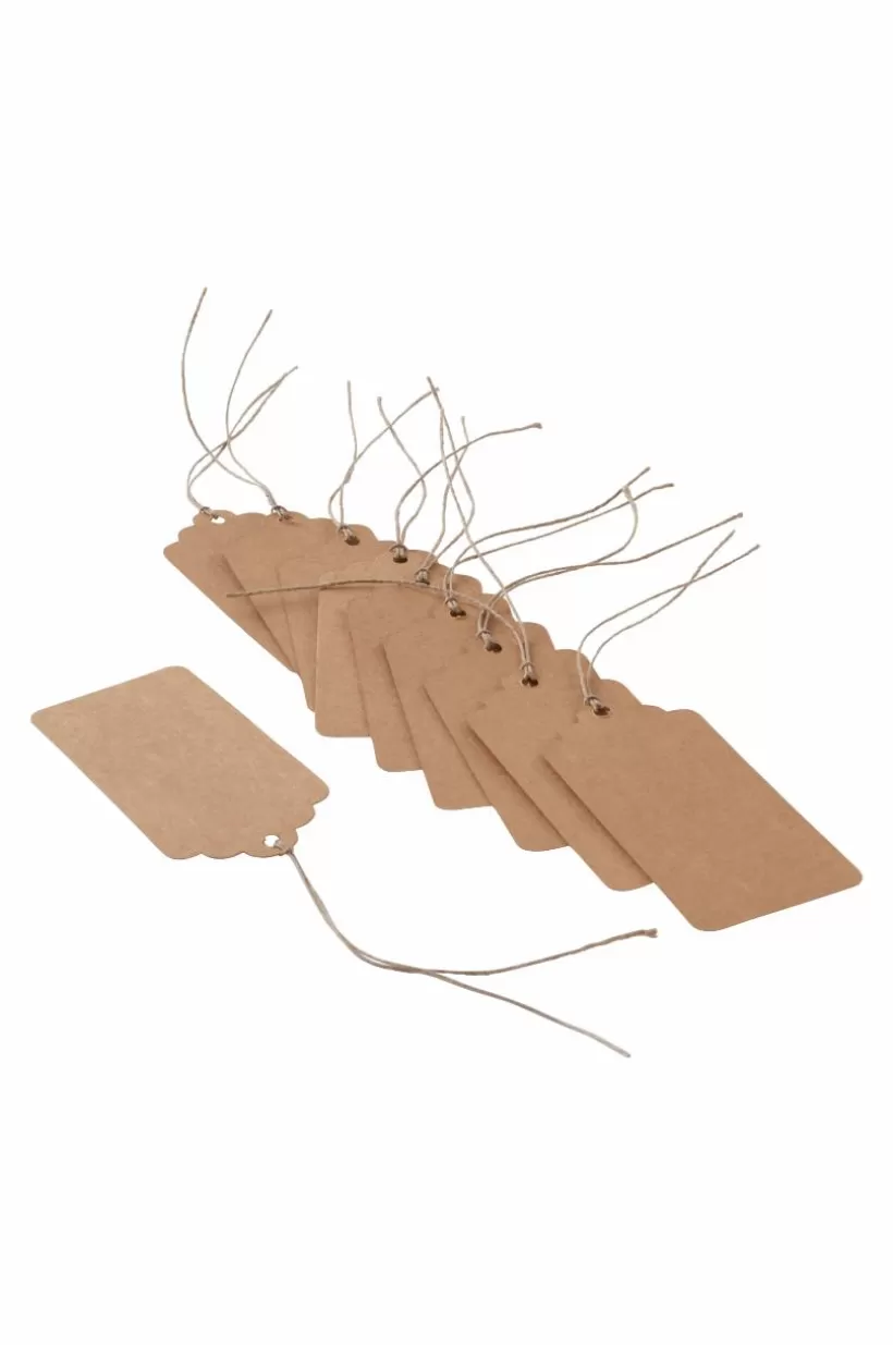 Jotex Presentpapper & Snöre | Juldekoration*GÖTE Etiketter 10-pack