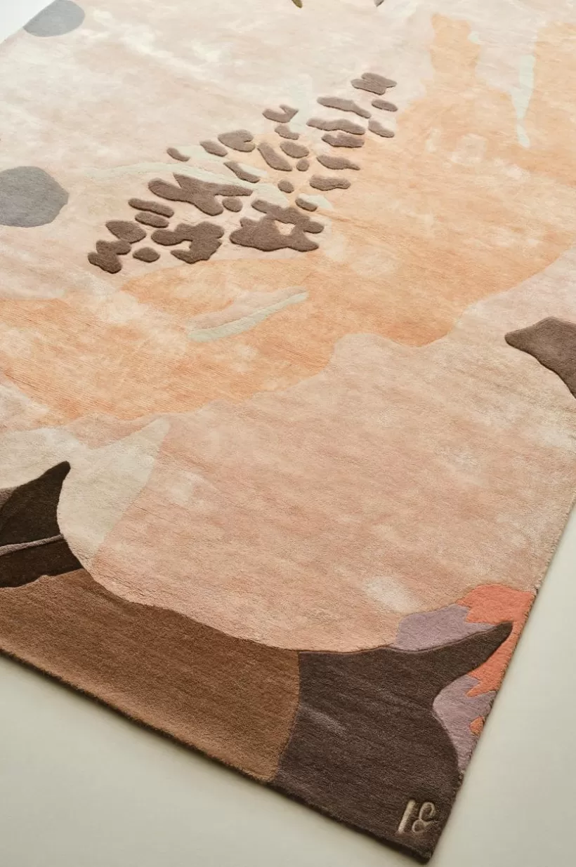 Jotex Ullmattor | Lugg- & Ryamattor*IDA SJÖSTEDT ABSTRACT ROSE Matta 250x350 Cm