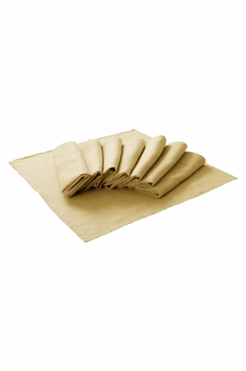 Jotex Servetter*JONIE Linneservett 8-pack