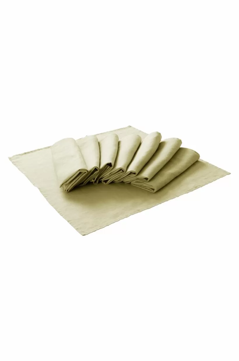 Jotex Servetter*JONIE Linneservett 8-pack
