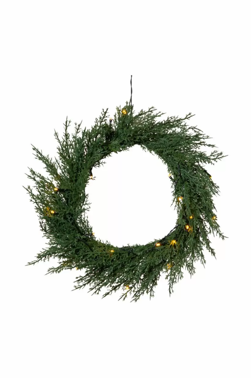 Jotex Julbelysning*Krans Thuja 40cm
