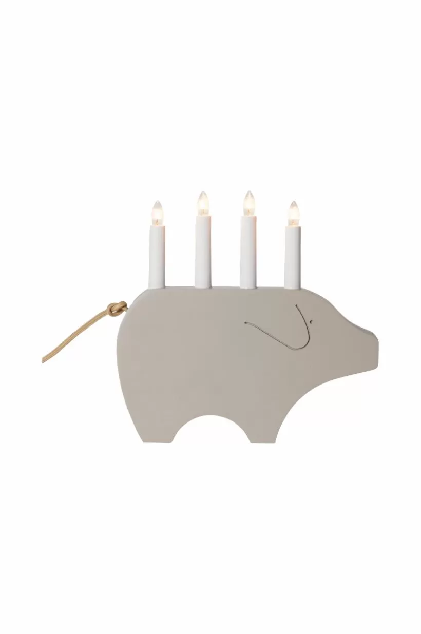 Jotex Julbelysning*Ljusstake Gry Höjd 28 Cm