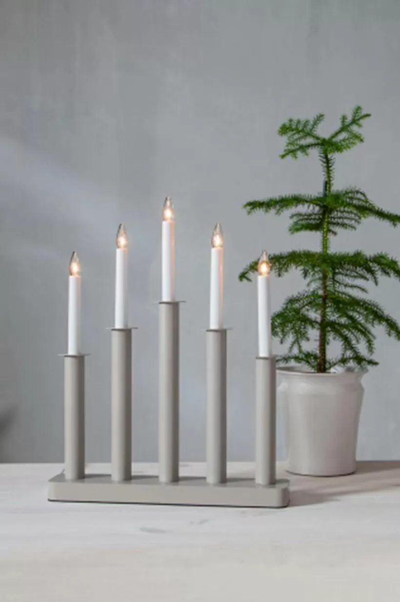 Jotex Julbelysning*Ljusstake Plate 45cm