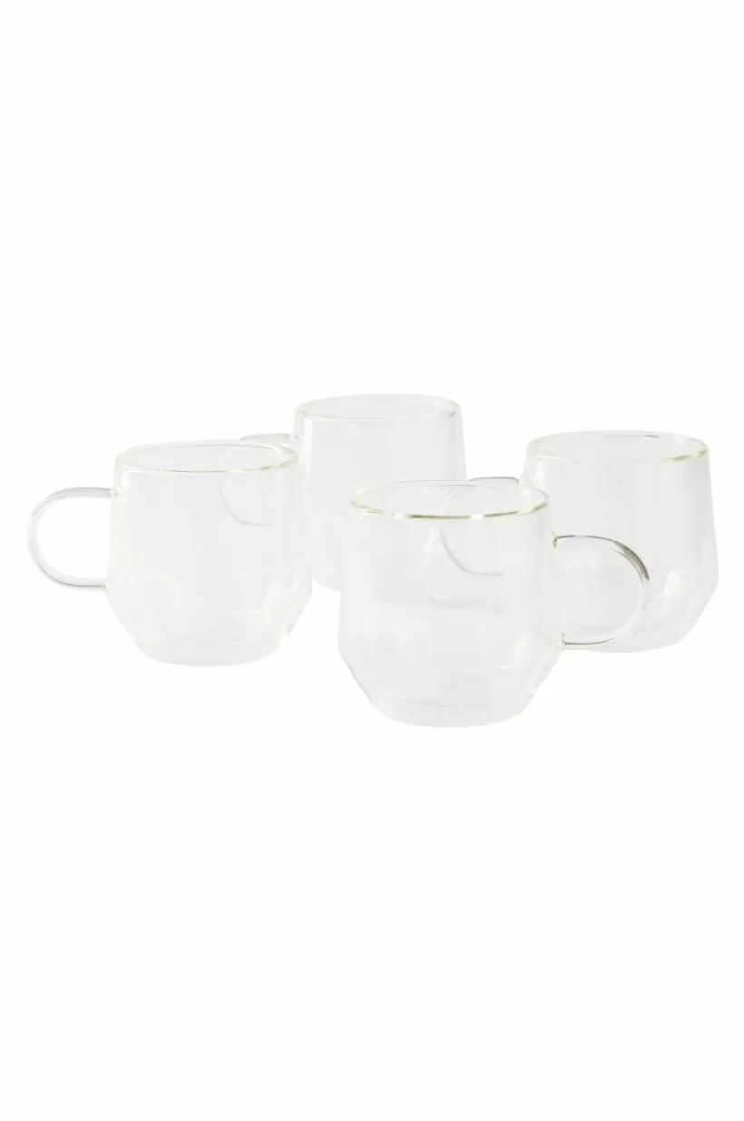 Jotex Koppar & Muggar*NAOMI Glasmugg Dubbelväggad 4-pack