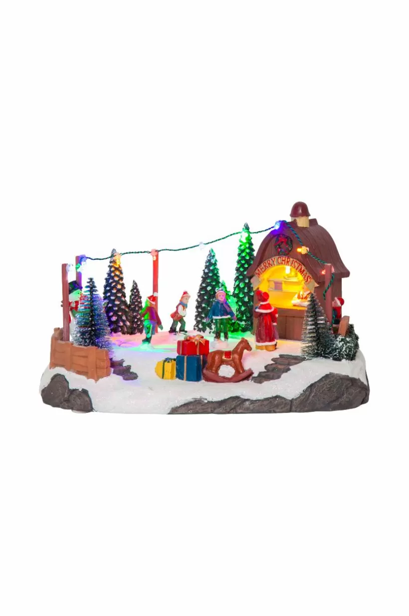 Jotex Julbelysning*Panorama Iceville 16cm
