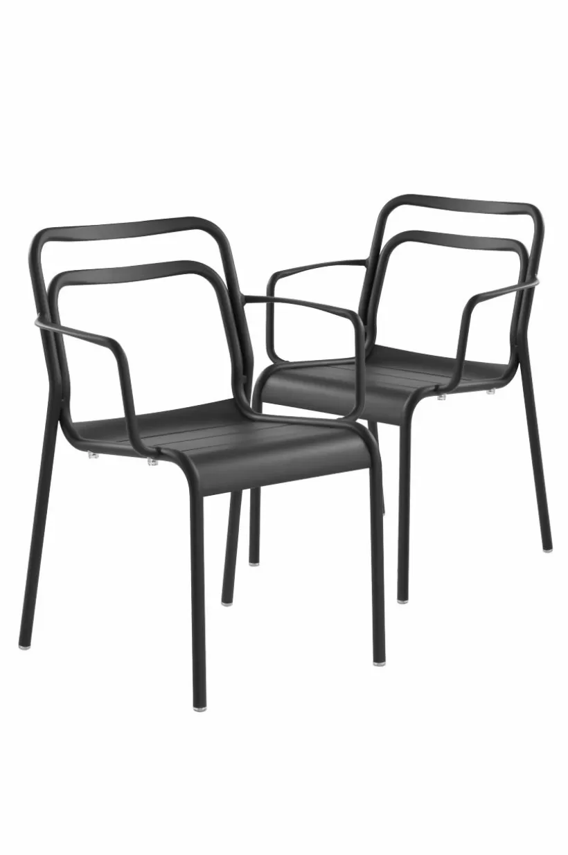 Jotex Utestolar & Utepallar | Utemöbler*PANTHEON Karmstol 2-pack