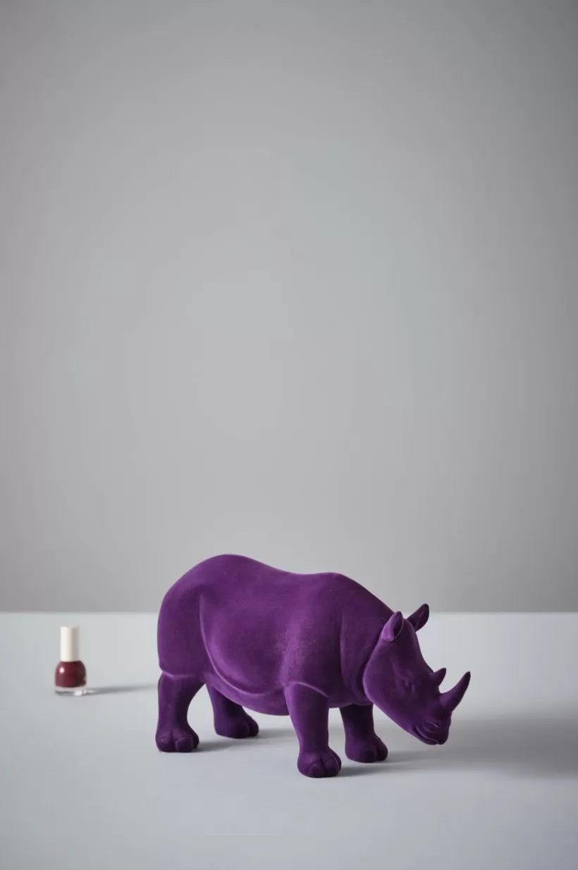 Jotex Prydnadssaker*RHINO VELVET Dekorations Noshörning