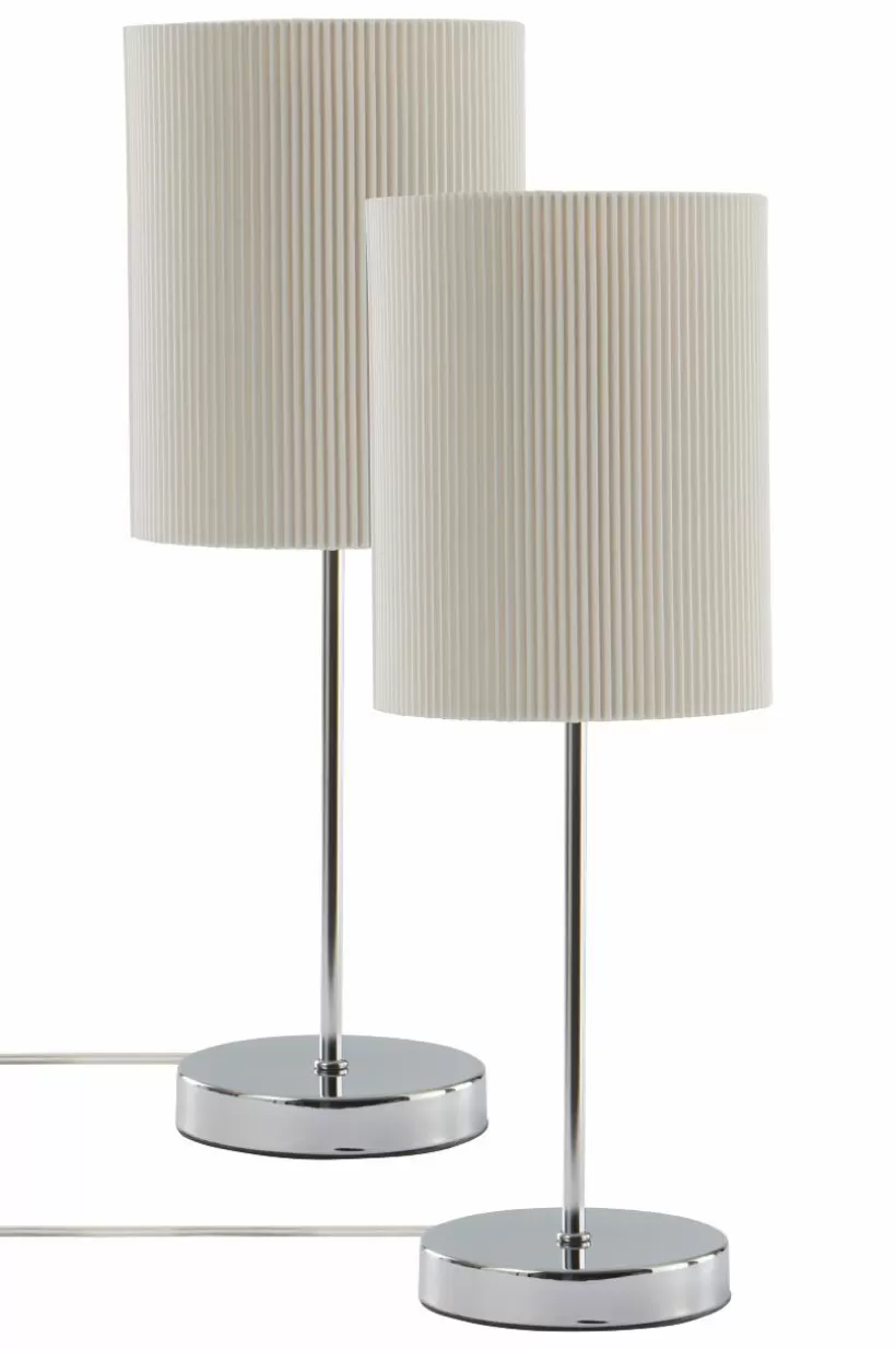 Jotex Bordslampor*SETH PLISSÉ Bordslampa 2-pack