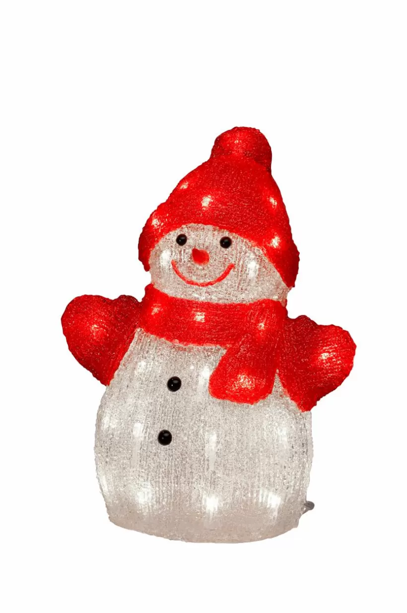 Jotex Utebelysning | Utebelysning*Snögubbe LED Höjd 32 Cm
