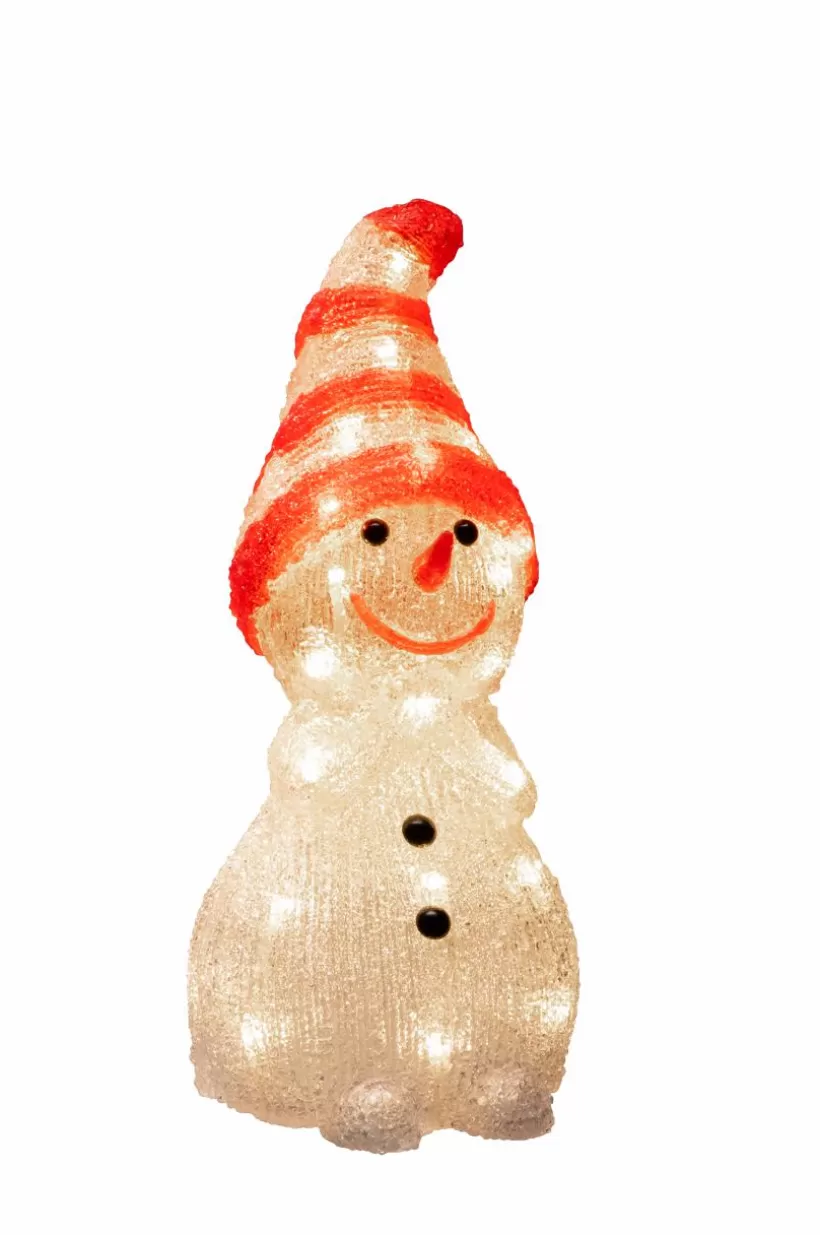 Jotex Utebelysning | Utebelysning*Snögubbe LED Höjd 32 Cm