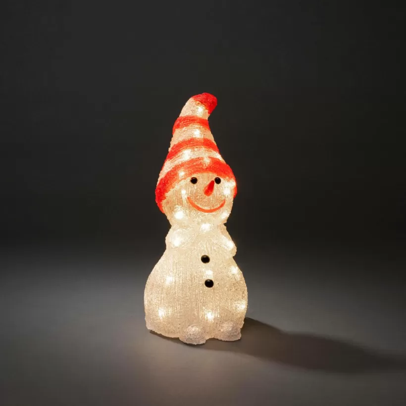 Jotex Utebelysning | Utebelysning*Snögubbe LED Höjd 32 Cm
