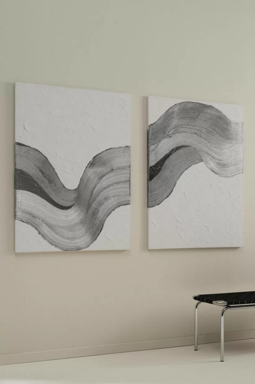 Jotex Posters & Tavlor*SWIRL Canvastavla 2-pack 90x120 Cm