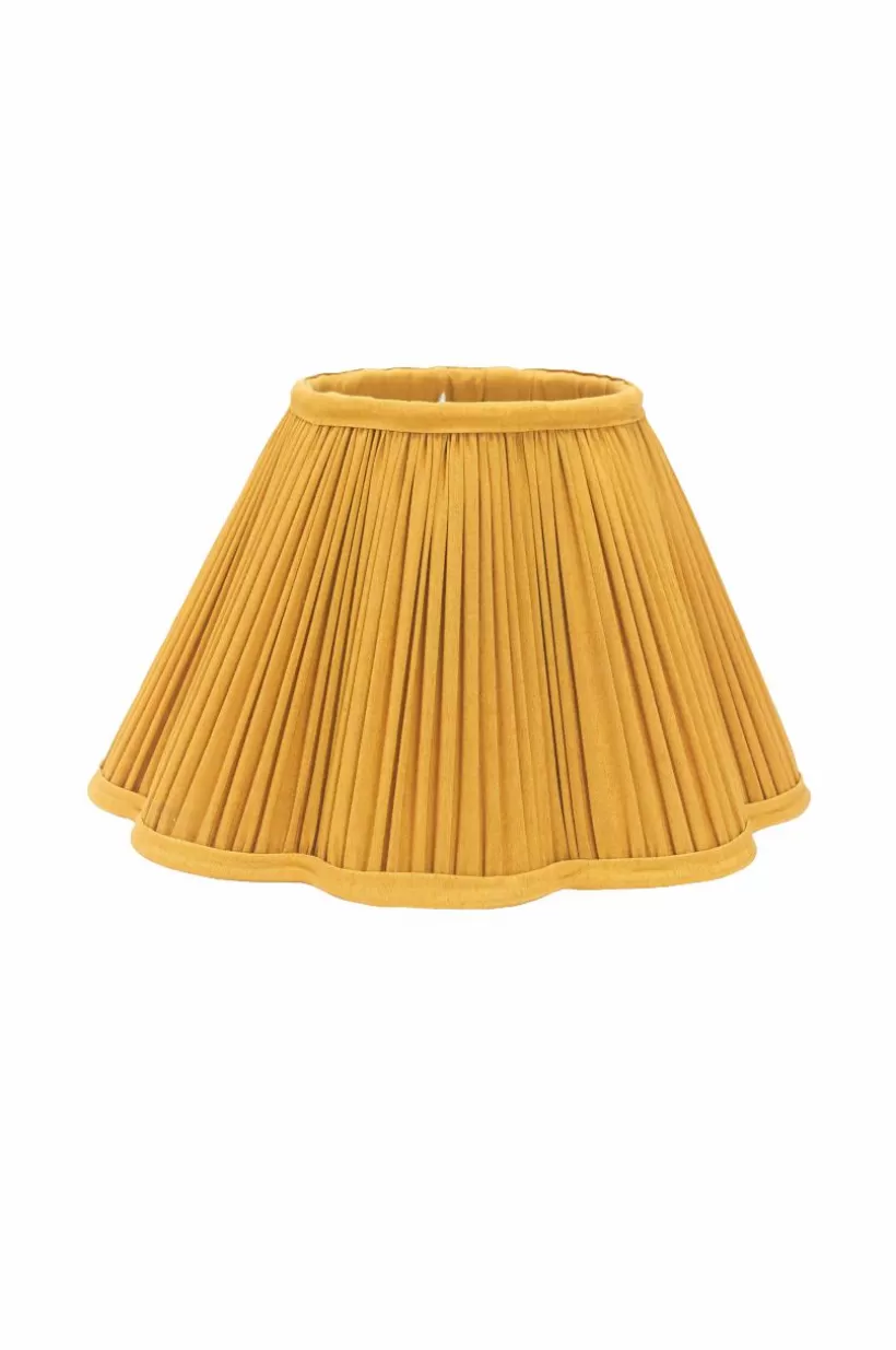 Jotex Lampskärmar*Toppringskärm Siv Plissé 35 Cm