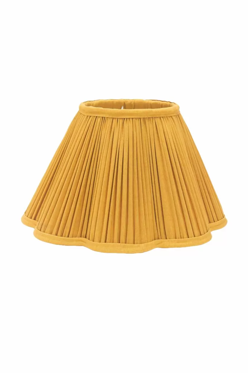 Jotex Lampskärmar*Toppringskärm Siv Plissé 25 Cm