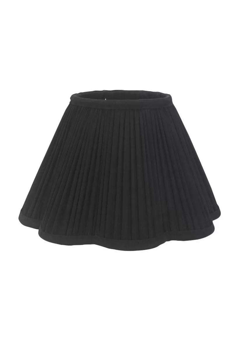 Jotex Lampskärmar*Toppringskärm Siv Plissé 25 Cm