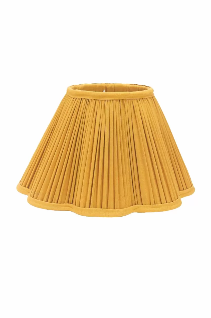 Jotex Lampskärmar*Toppringskärm Siv Plissé 30 Cm