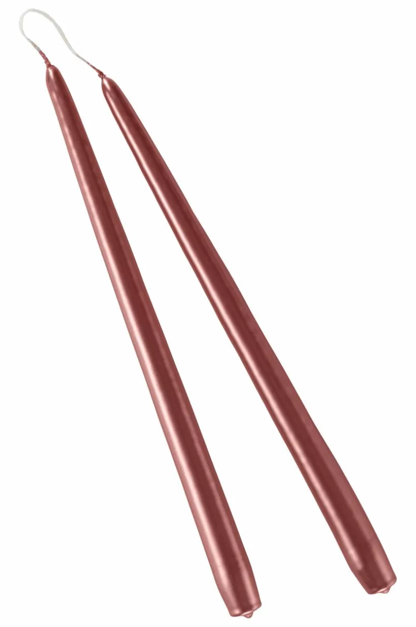 Jotex Ljus | Juldekoration*VICKAN METALLIC Antikljus 2-pack - Höjd 35 Cm