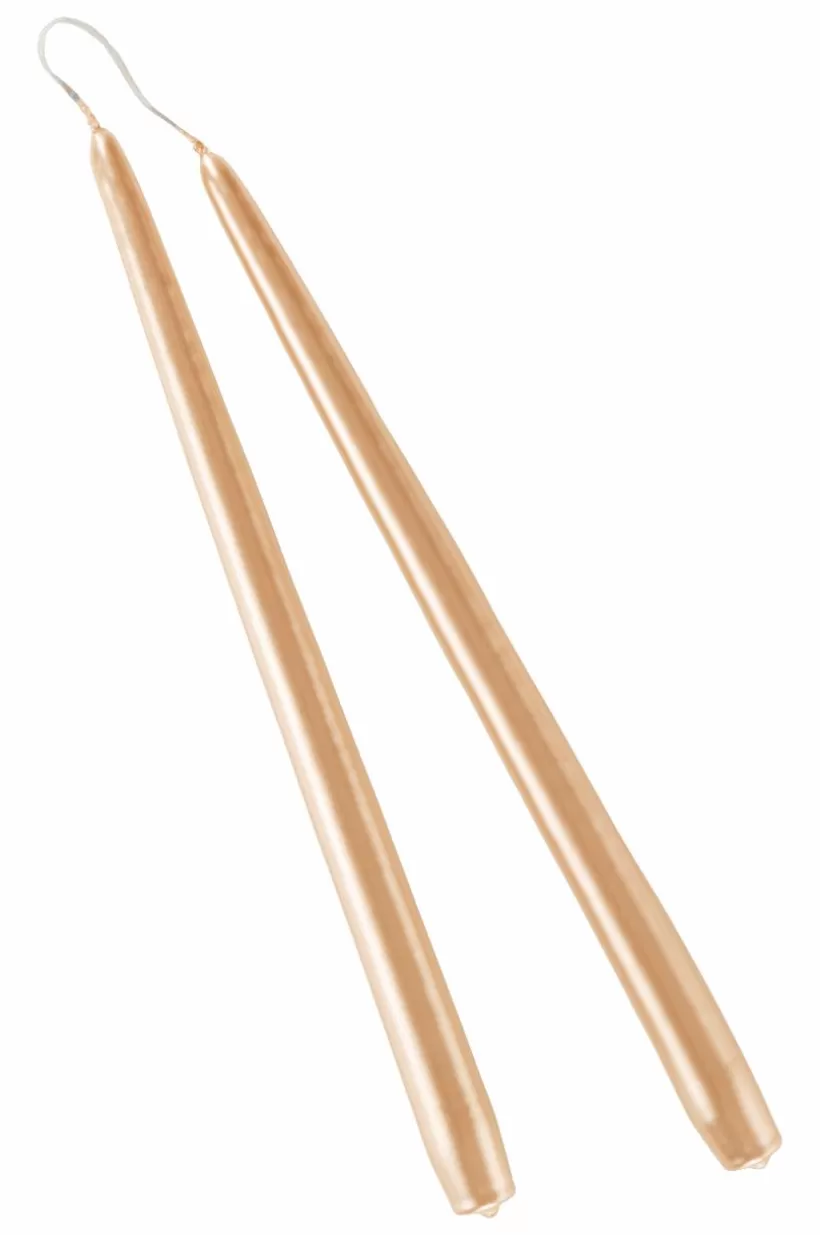 Jotex Ljus | Juldekoration*VICKAN METALLIC Antikljus 2-pack - Höjd 35 Cm