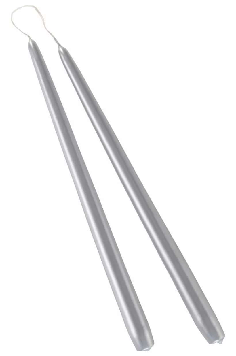 Jotex Ljus | Juldekoration*VICKAN METALLIC Antikljus 2-pack - Höjd 35 Cm