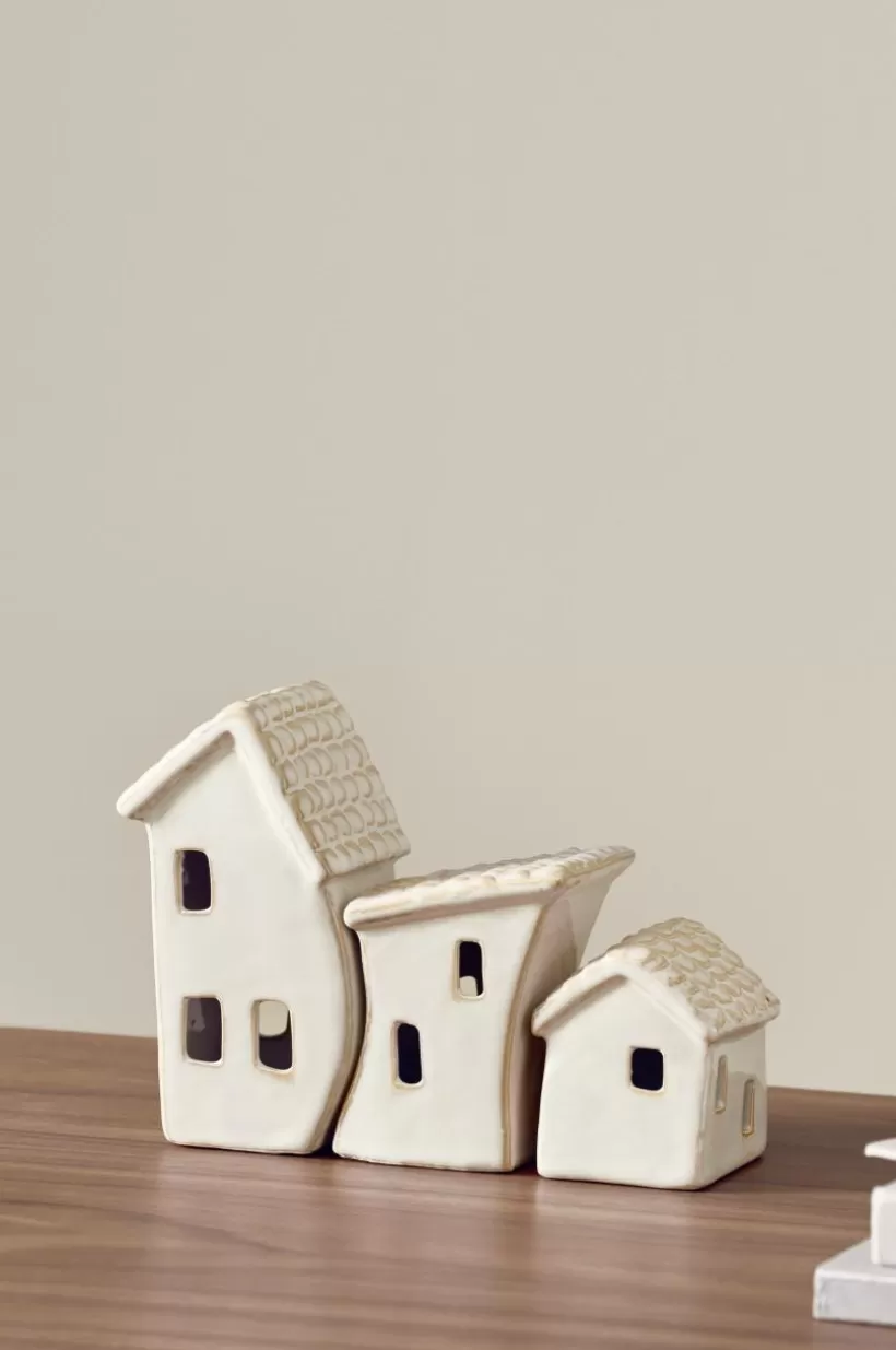 Jotex Juldekoration*VILLAGE Dekorationshus 3-pack