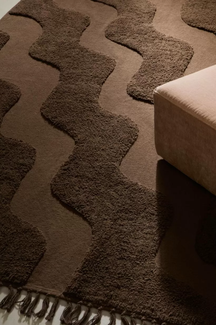 Barn Jotex Bomulls- & Trasmattor | Barnmattor*WAVING Bomullsmatta Ekologisk 130x190 Cm